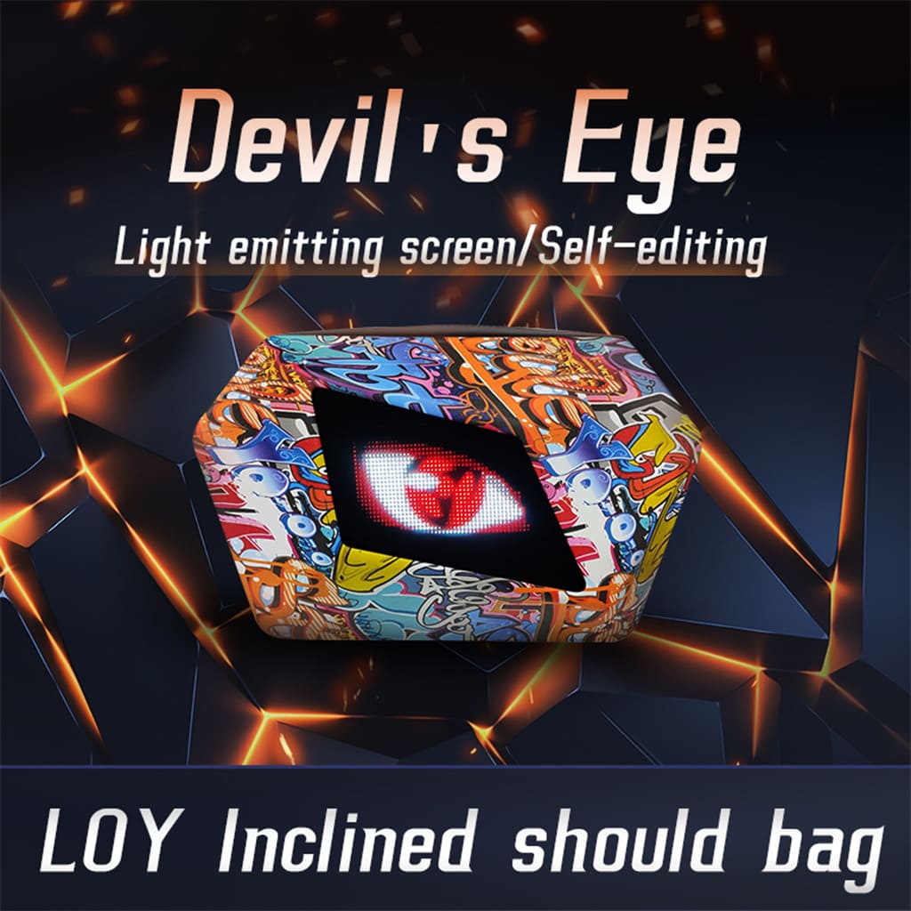 Graffiti LED Sling Bag