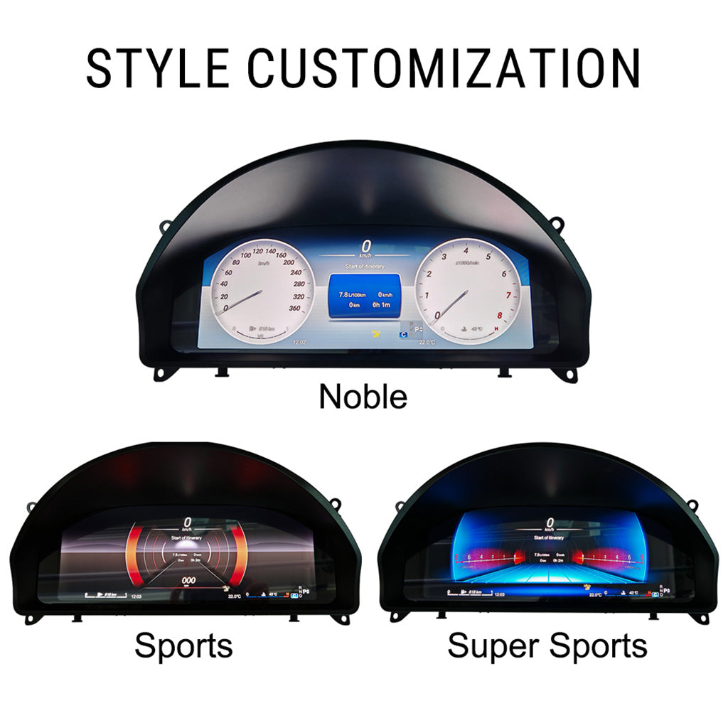 Mercedes LCD Digital Dashboard Cluster