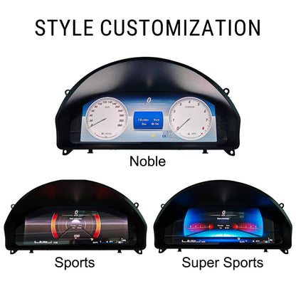Mercedes LCD Digital Dashboard Cluster