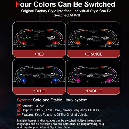 BMW LCD Digital Dashboard Cluster