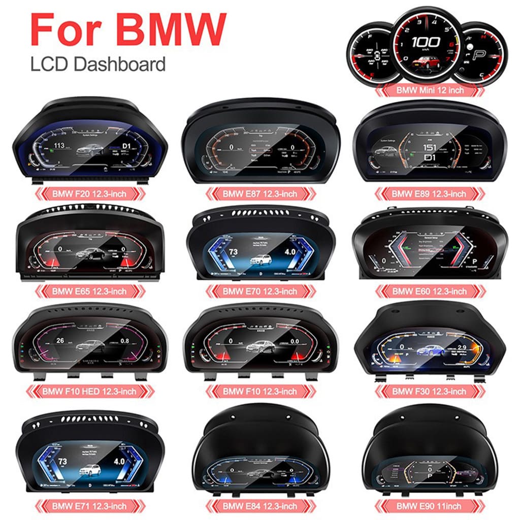 BMW LCD Digital Dashboard Cluster
