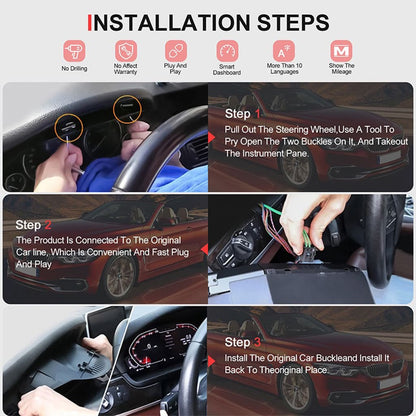 BMW LCD Digital Dashboard Cluster