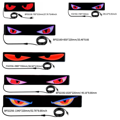 High Brightness Devil Eyes Light with PU Leather Cover