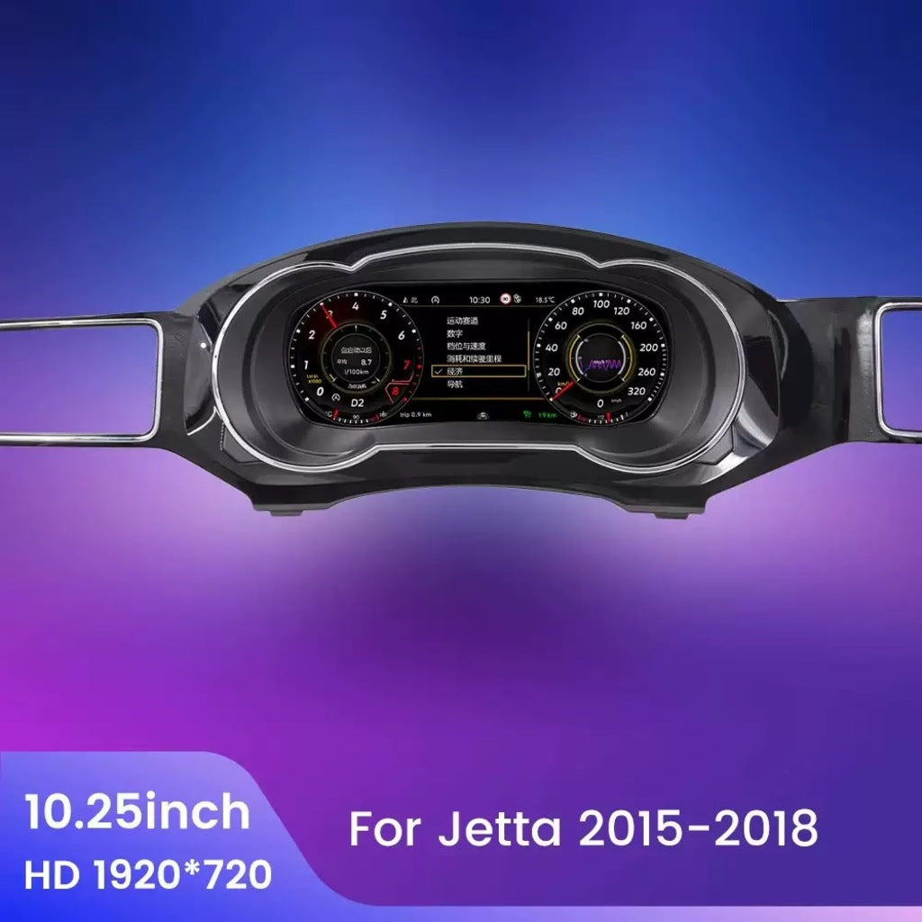 VW LCD Digital Dashboard Cluster