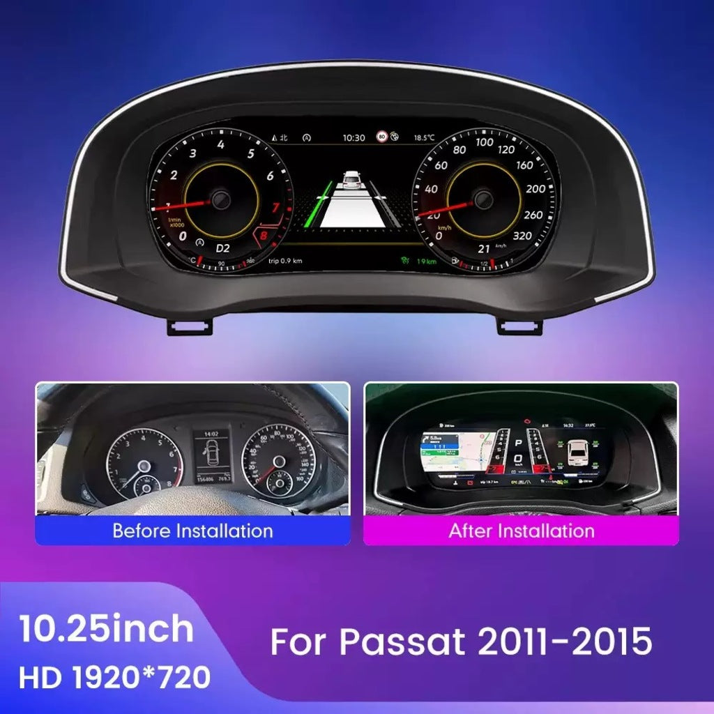 VW LCD Digital Dashboard Cluster