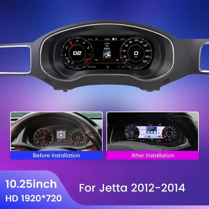 VW LCD Digital Dashboard Cluster