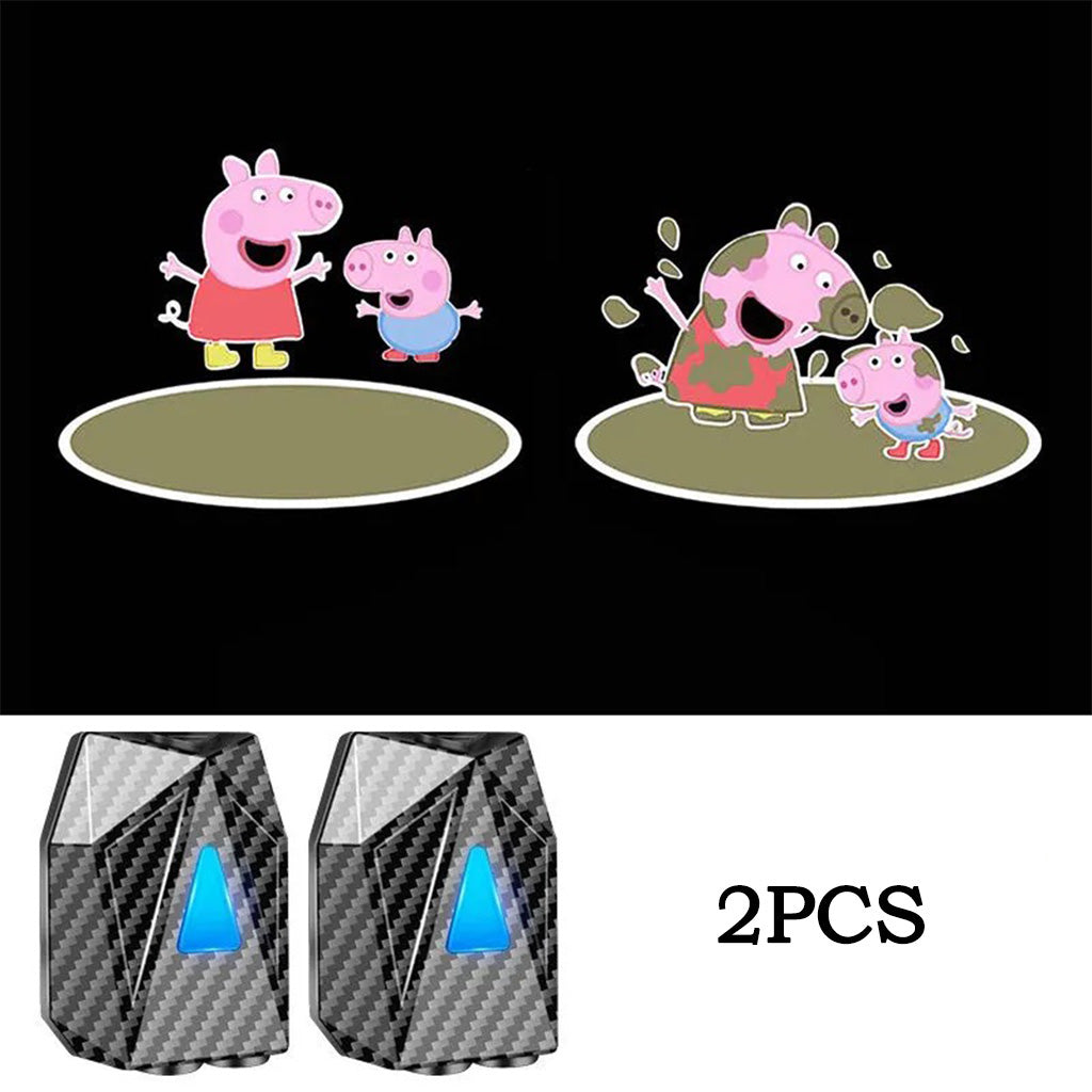 Animated Car Door Lights