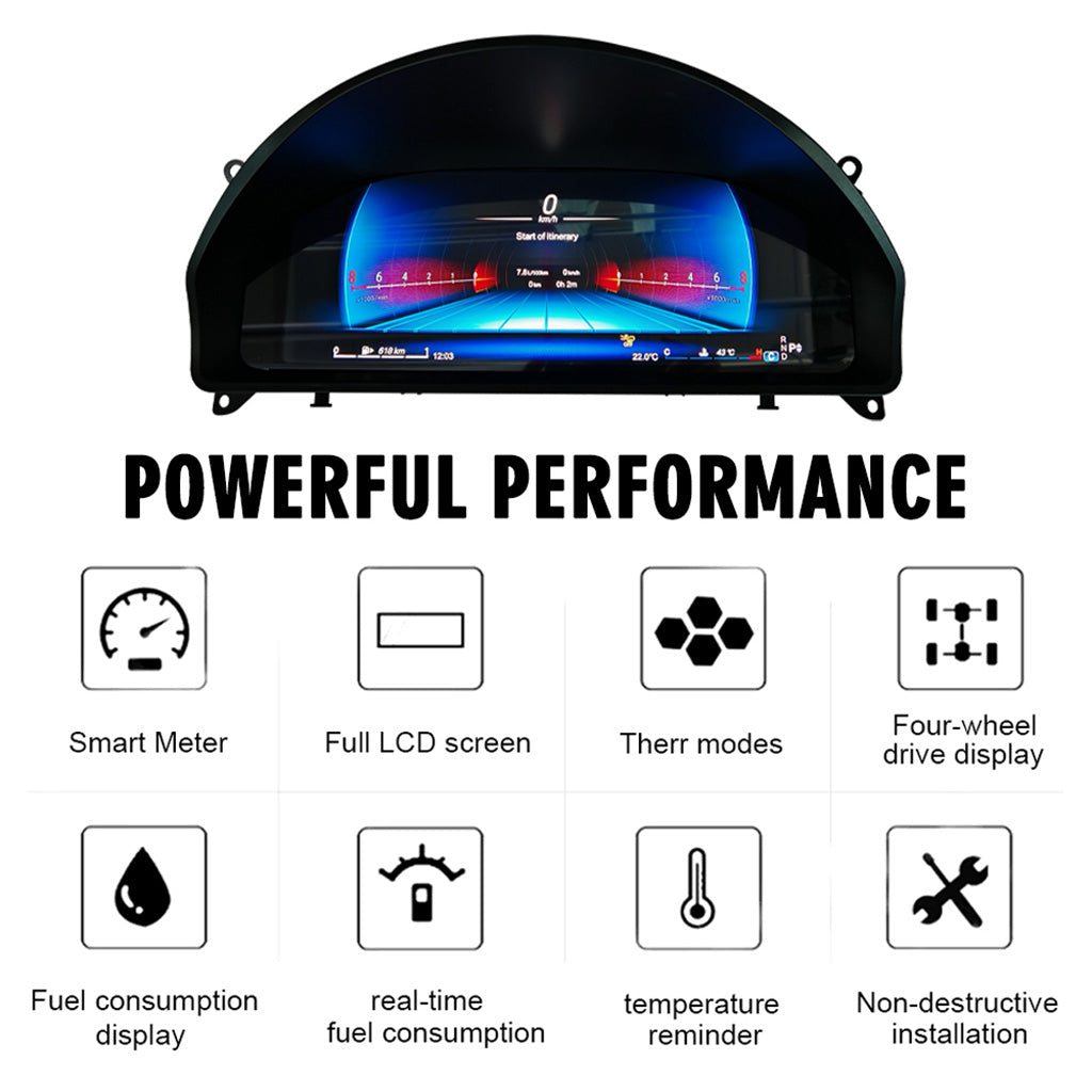 Mercedes LCD Digital Dashboard Cluster