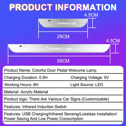 Custom Car Door Sill Lights