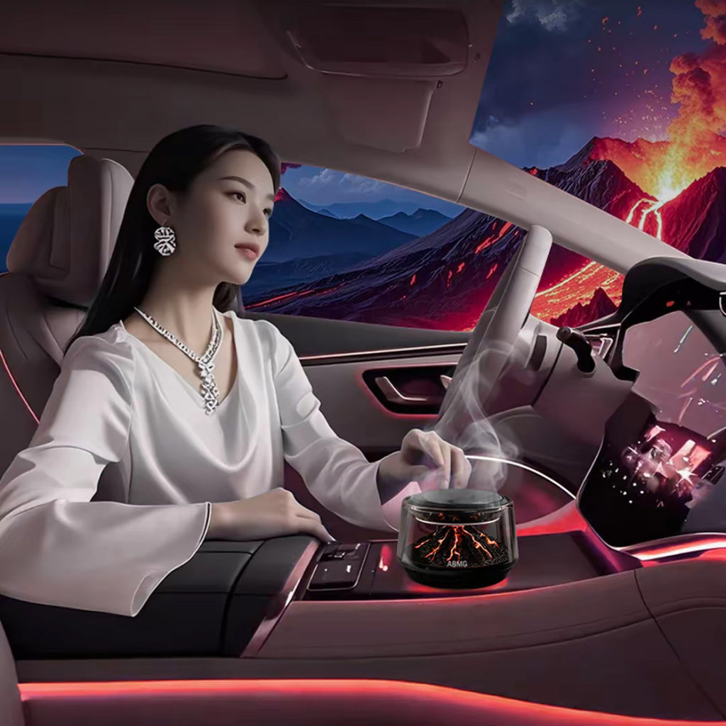 Volcano & Glacier Car Air Freshener