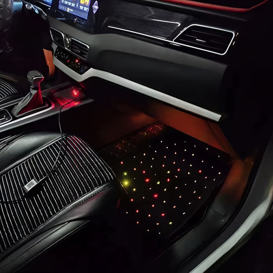 LED Starry Car Floor Mat