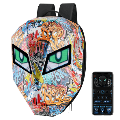 Graffiti LED Knight Backpack