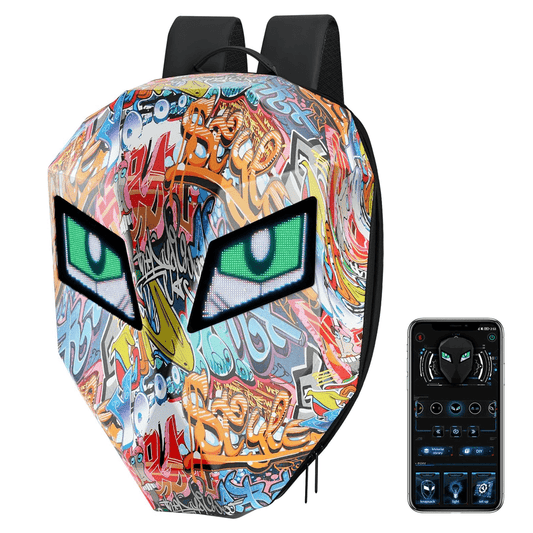 Graffiti LED Knight Backpack
