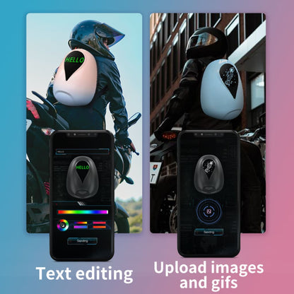 Ocean Heart LED Backpack