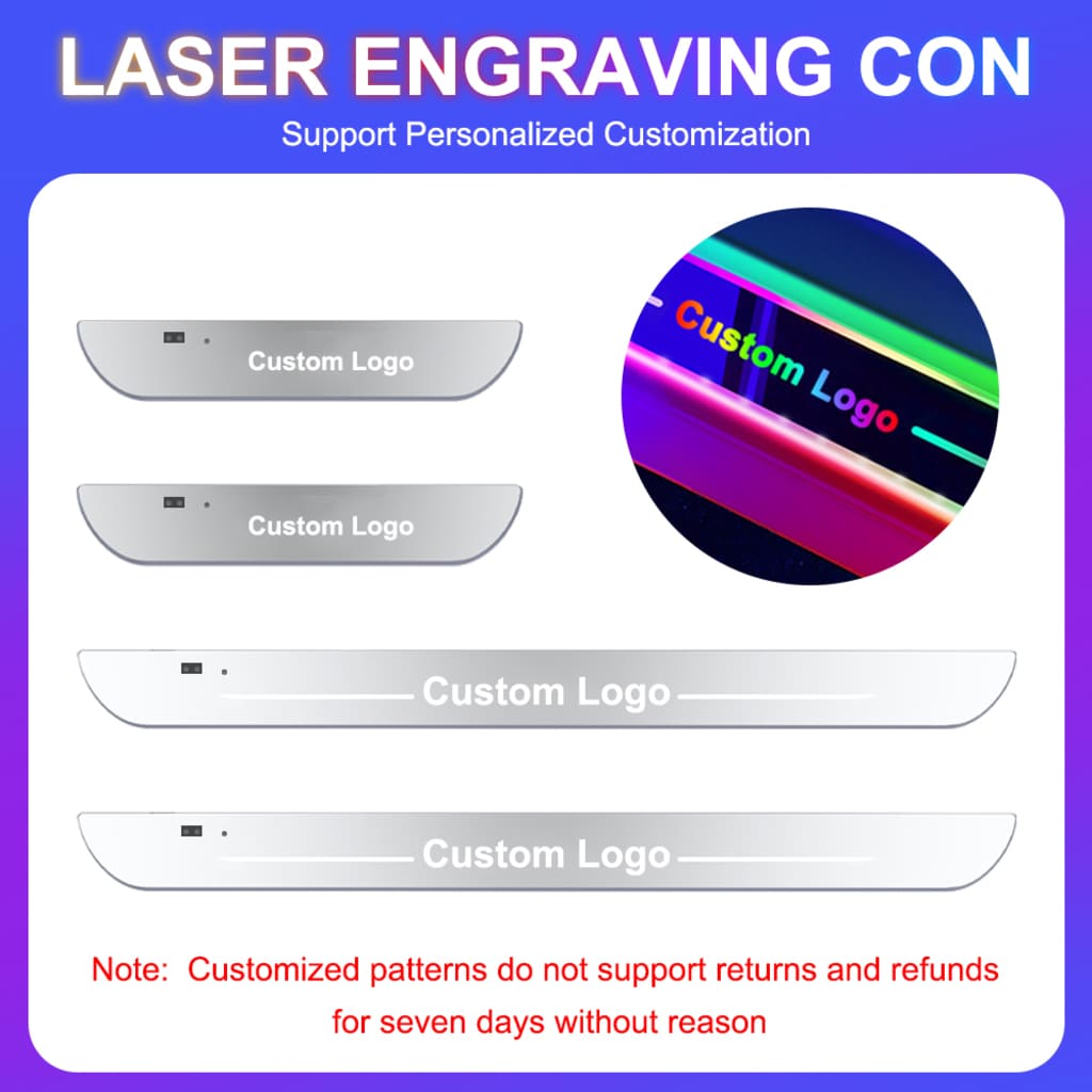 Custom Car Door Sill Lights