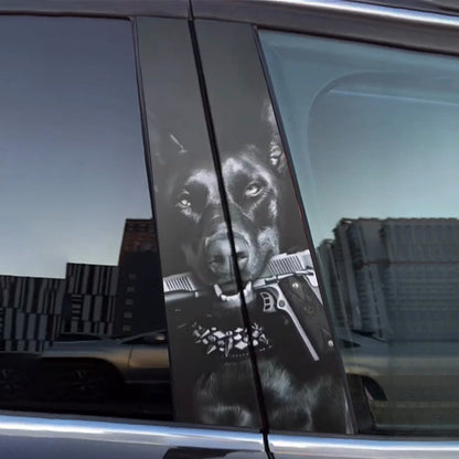 Dog Car Door Stickers