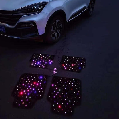 LED Starry Car Floor Mat