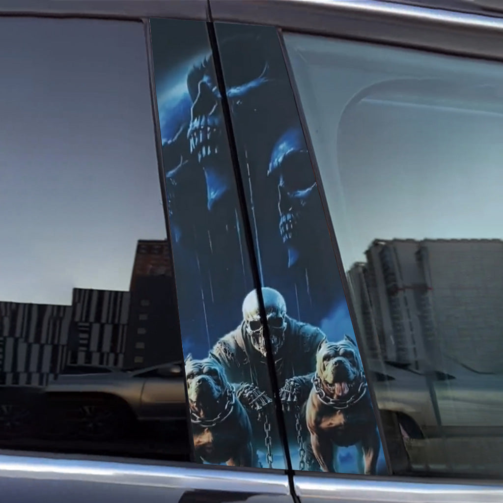 Sugar Skull Car Door Stickers