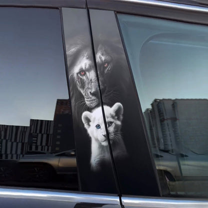 Lion Car Door Stickers