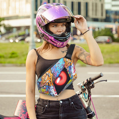 Graffiti LED Sling Bag