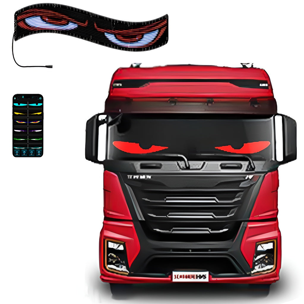 High Brightness Devil Eyes Light with PU Leather Cover