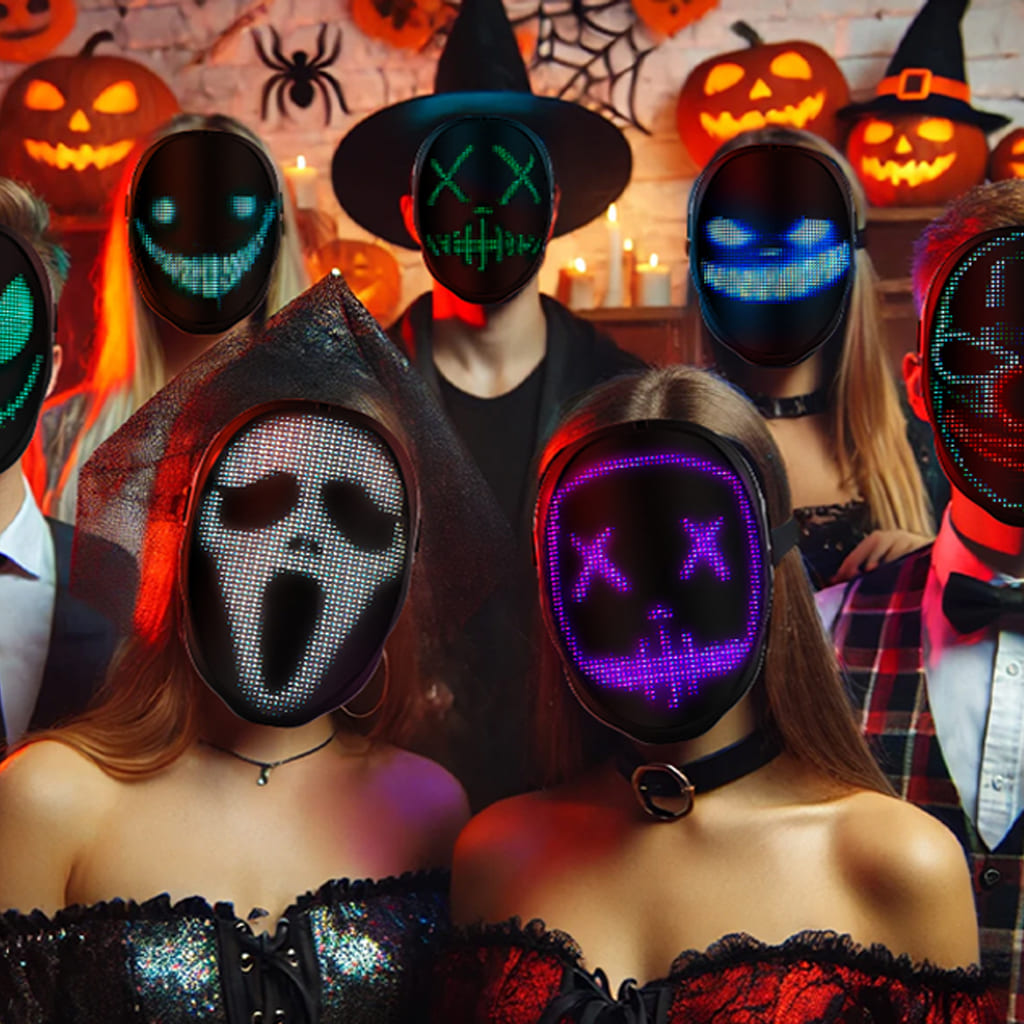 Programmable LED Mask