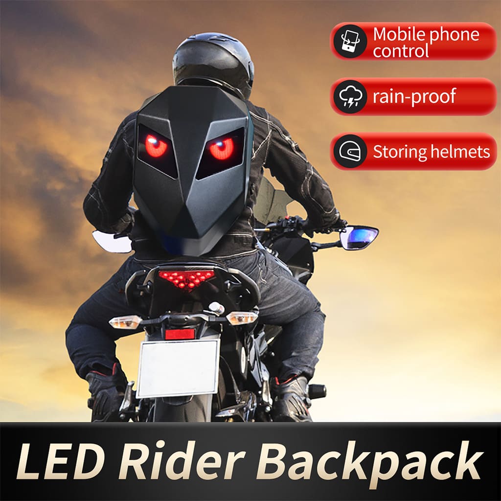 Black LED Knight Backpack