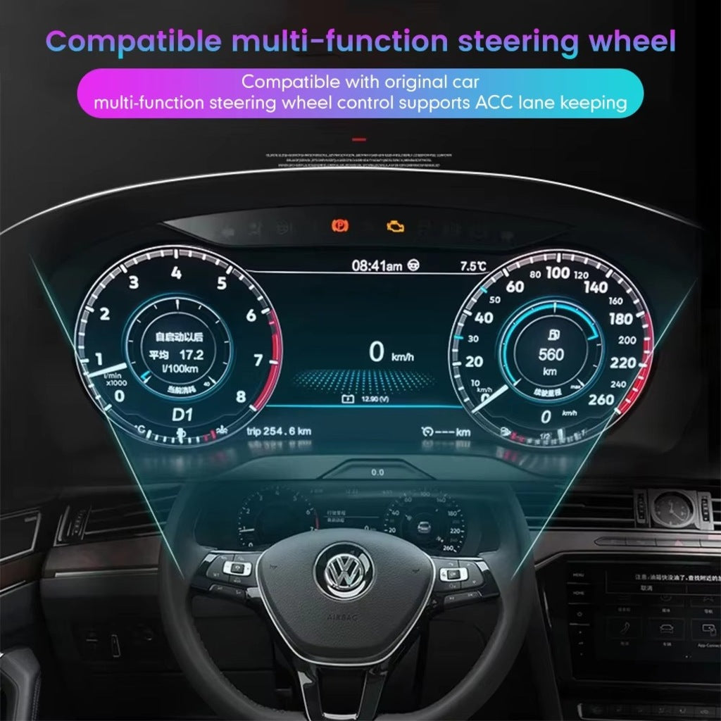 VW LCD Digital Dashboard Cluster