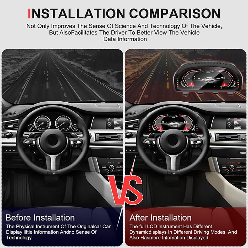 BMW LCD Digital Dashboard Cluster