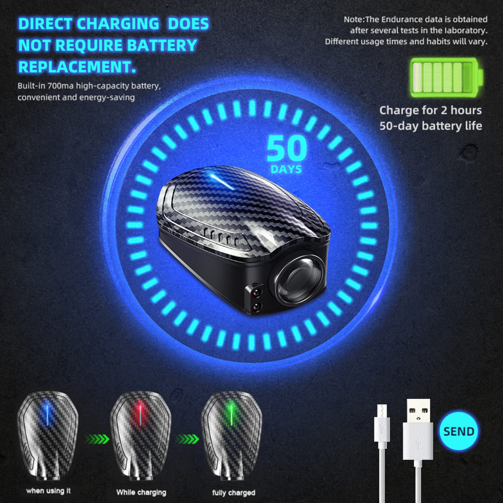 Chargable Rotatable Car Door LOGO Projector