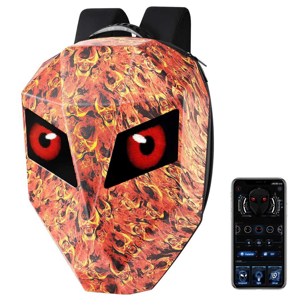 Graffiti LED Knight Backpack