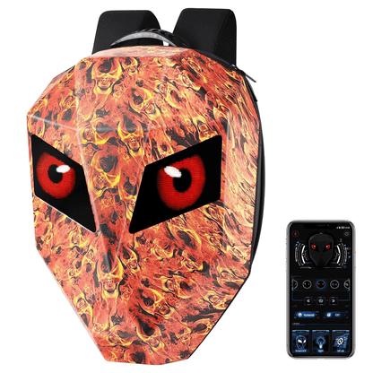 Graffiti LED Knight Backpack