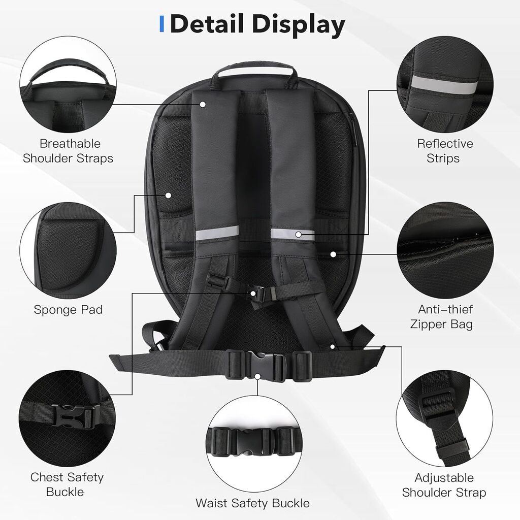 Graffiti LED Knight Backpack