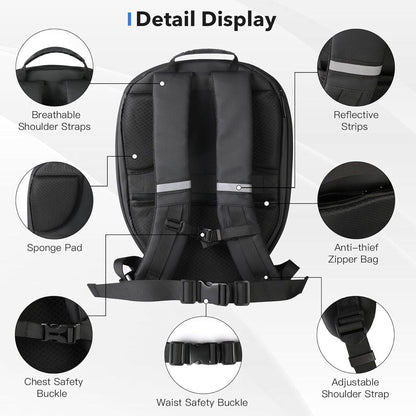 Graffiti LED Knight Backpack