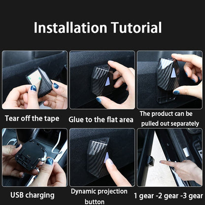 Animated Car Door Lights