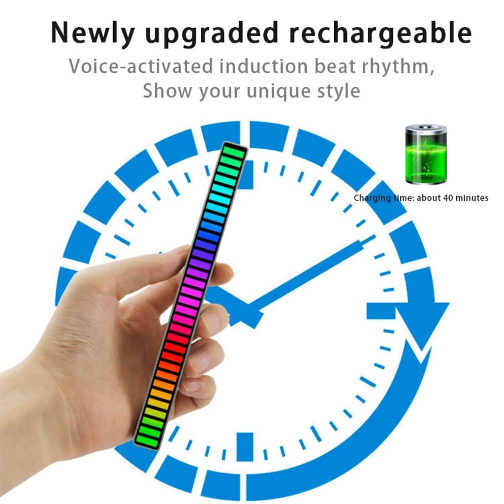 RGB Voice-Activated Led Lights