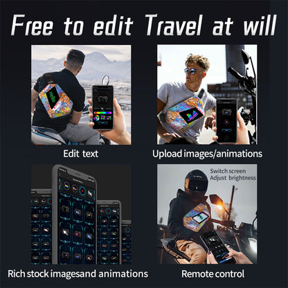 Graffiti LED Sling Bag