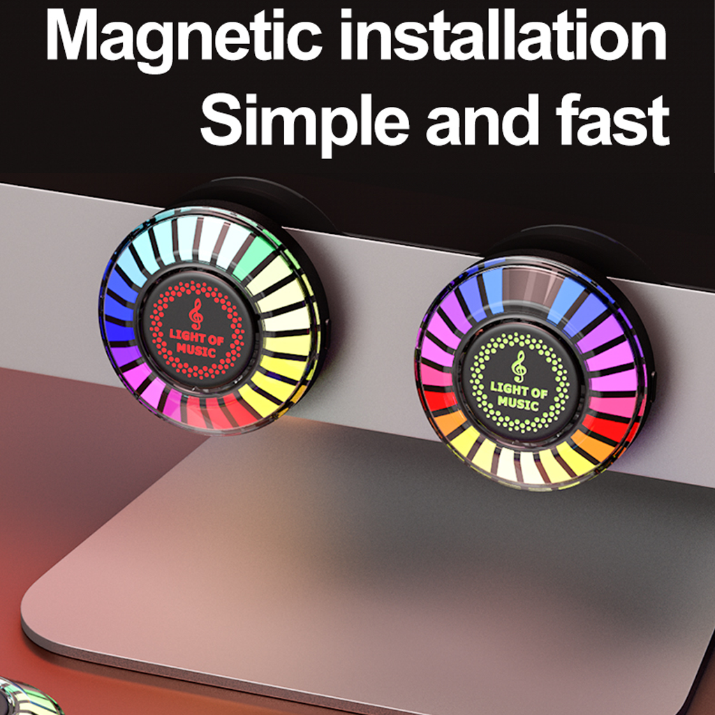 Magnetic Sound Pickup Car Ambient Light