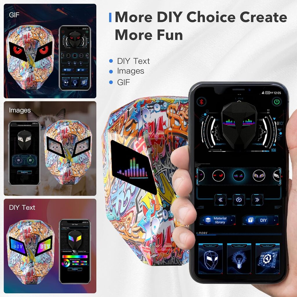 Graffiti LED Knight Backpack