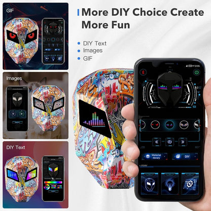 Graffiti LED Knight Backpack